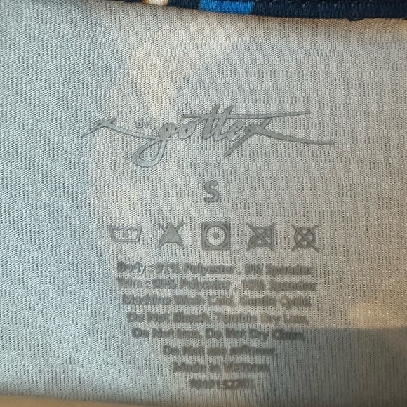 Gottex Zip Mock Womens Long Sleeve Lisa Shirt Running/workout‎ Small - Picture 5 of 7